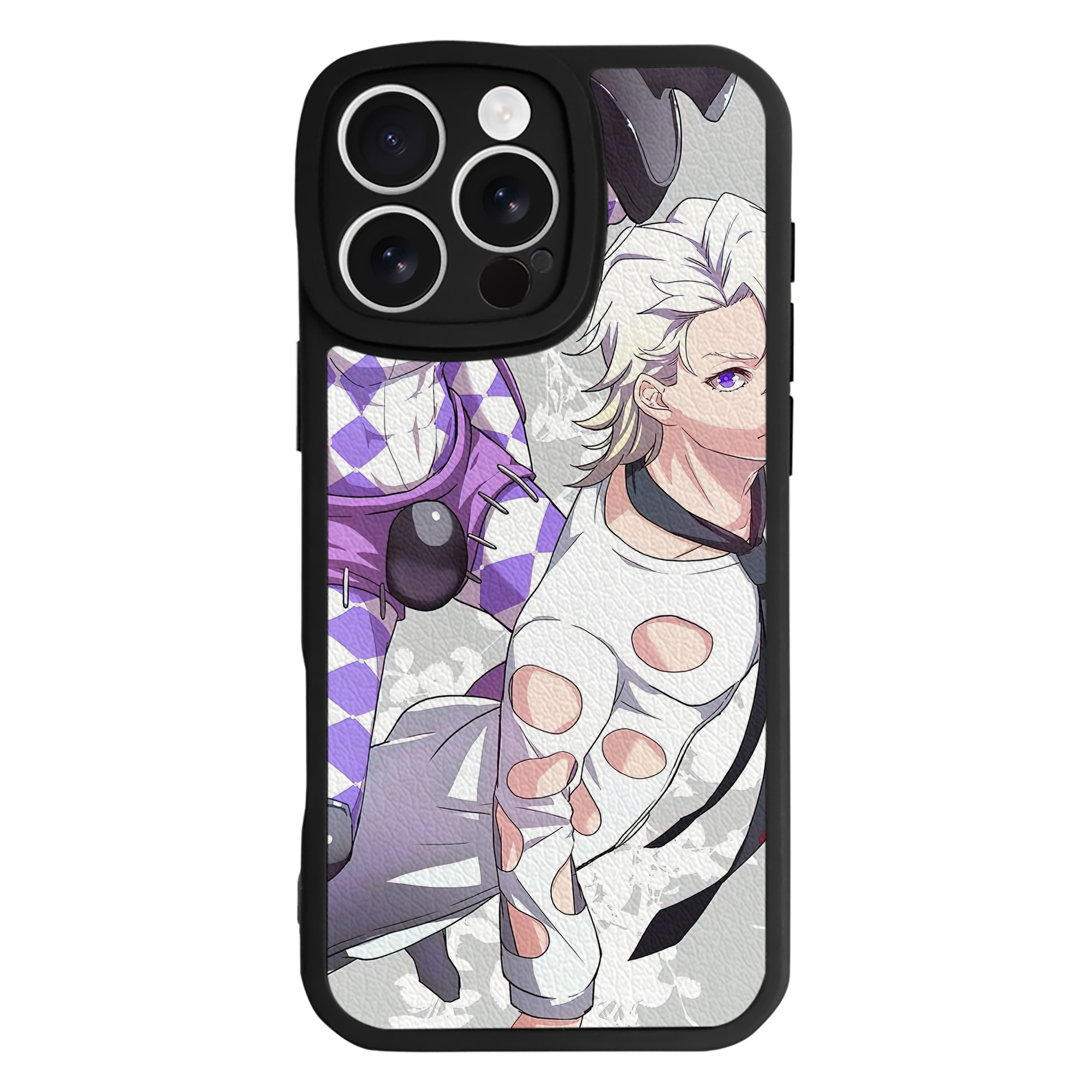 （画像用） ジョジョの奇妙な冒険 JoJo's Bizarre Adventure 【iPhone 16シリーズ対応】シリコンスマホケース（レザー調） 材質：シリコン